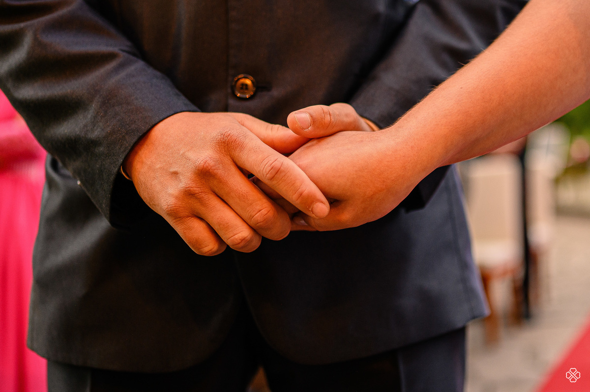 Casamento na casa dos noivos