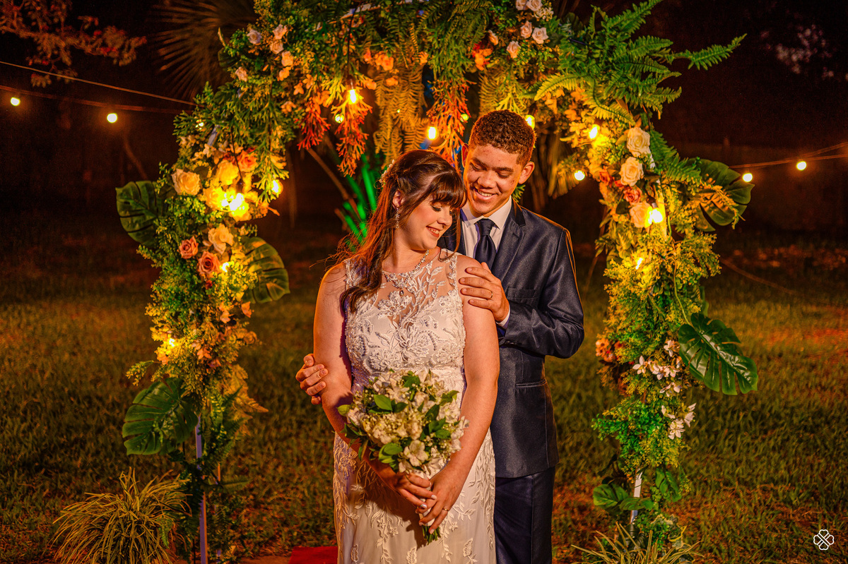 Casamento na casa dos noivos