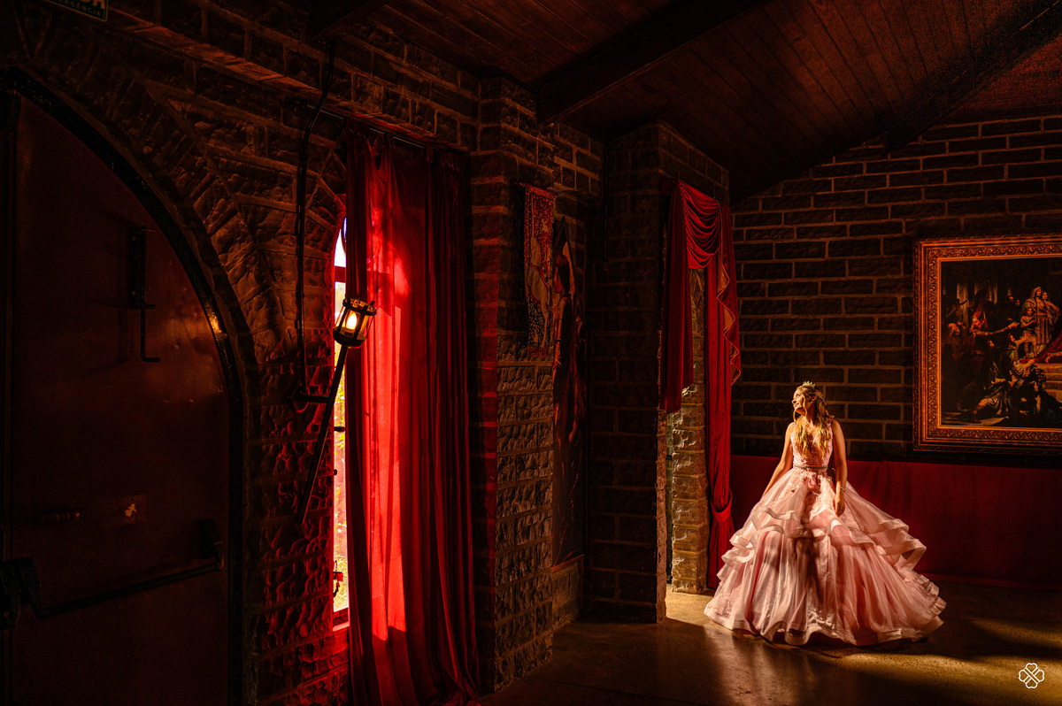 Ensaio de 15 anos no castelo