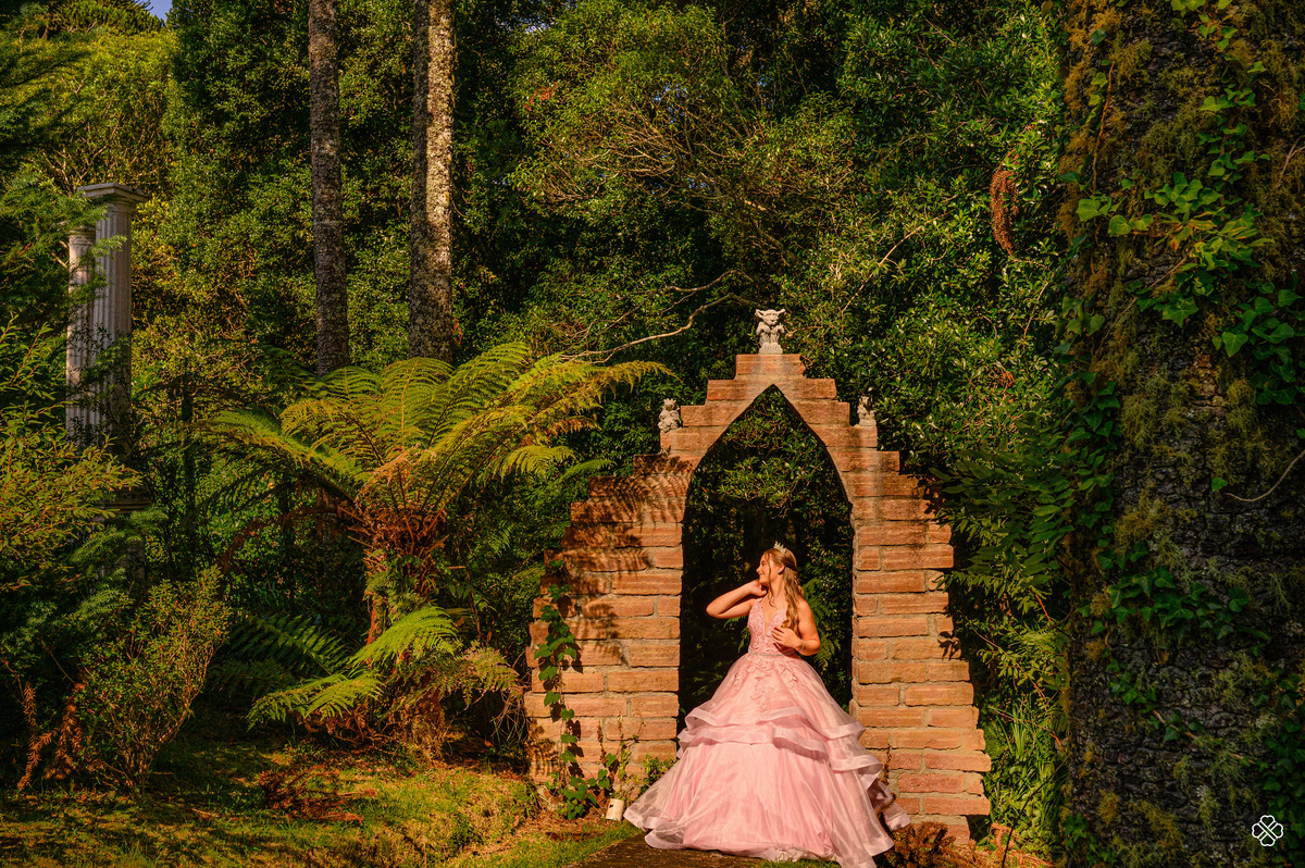 Ensaio de 15 anos no castelo