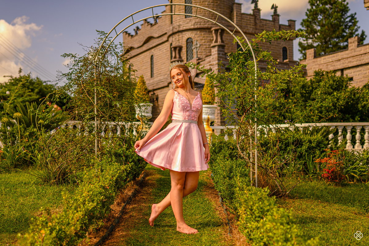 Ensaio de 15 anos no castelo