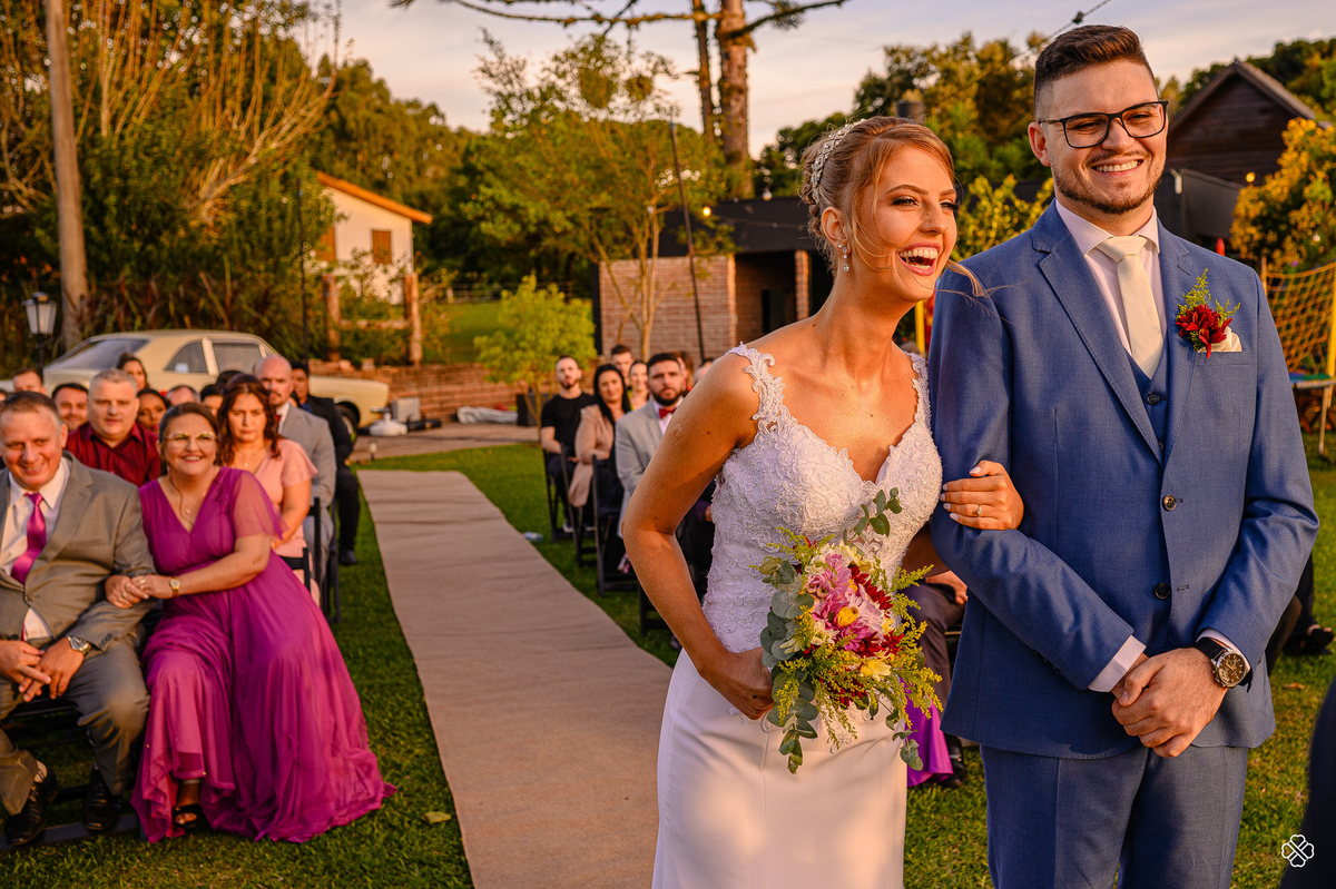 Casamento ao ar livre em Santa Maria do Herval