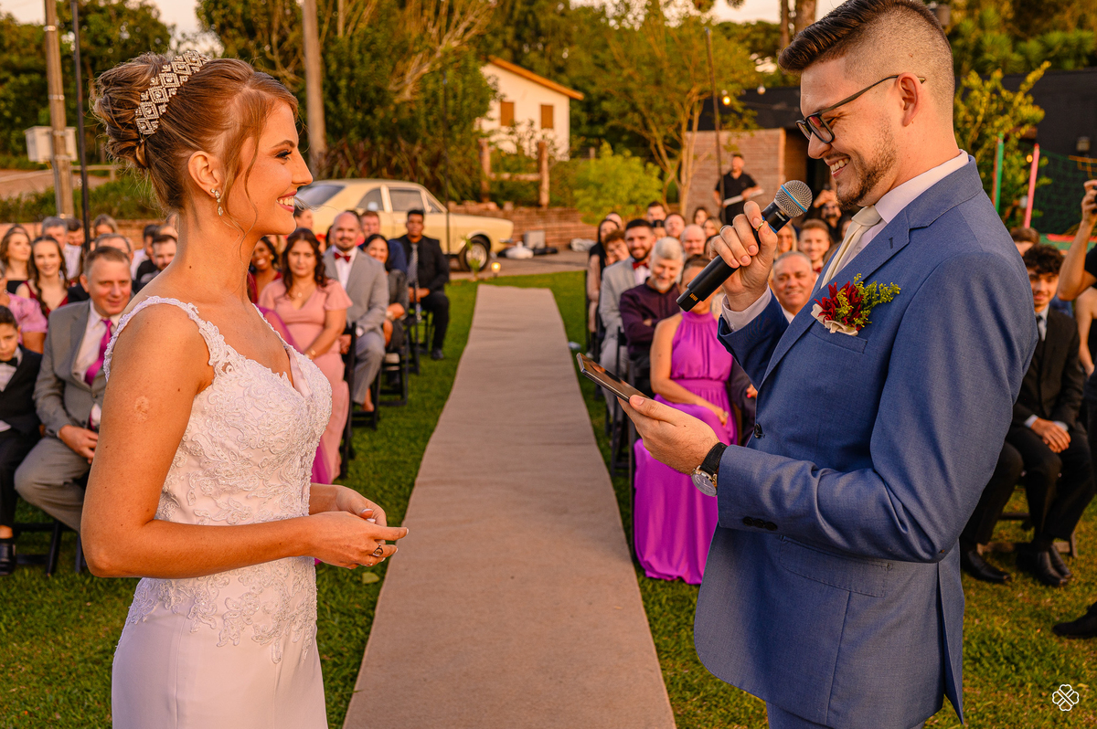 Casamento ao ar livre em Santa Maria do Herval