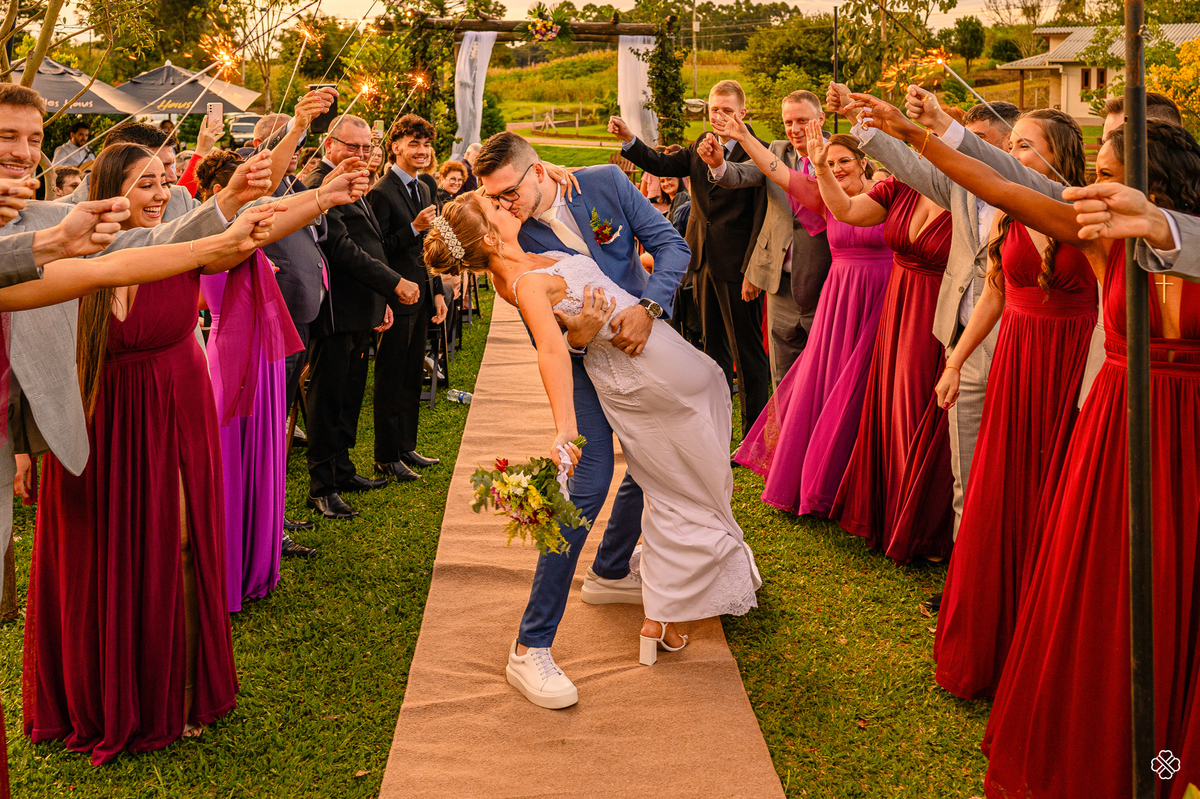 Casamento ao ar livre em Santa Maria do Herval