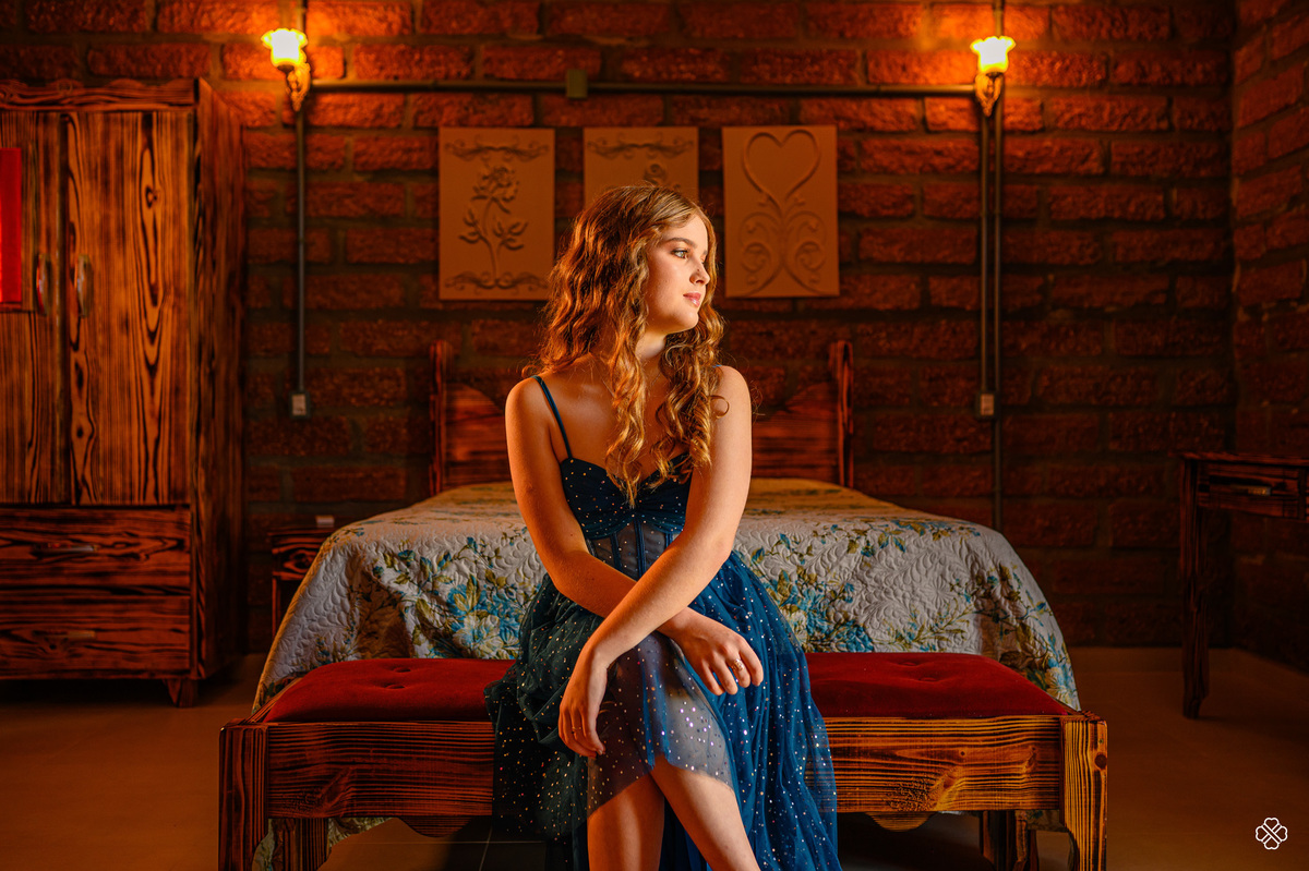 ensaio de 15 anos em morro reuter