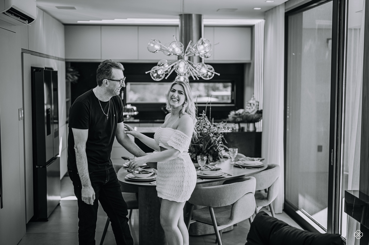 Ensaio fotográfico em casa