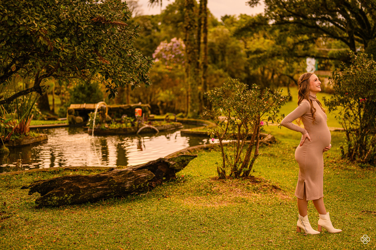 Ensaio de gestante na Serra Gaúcha