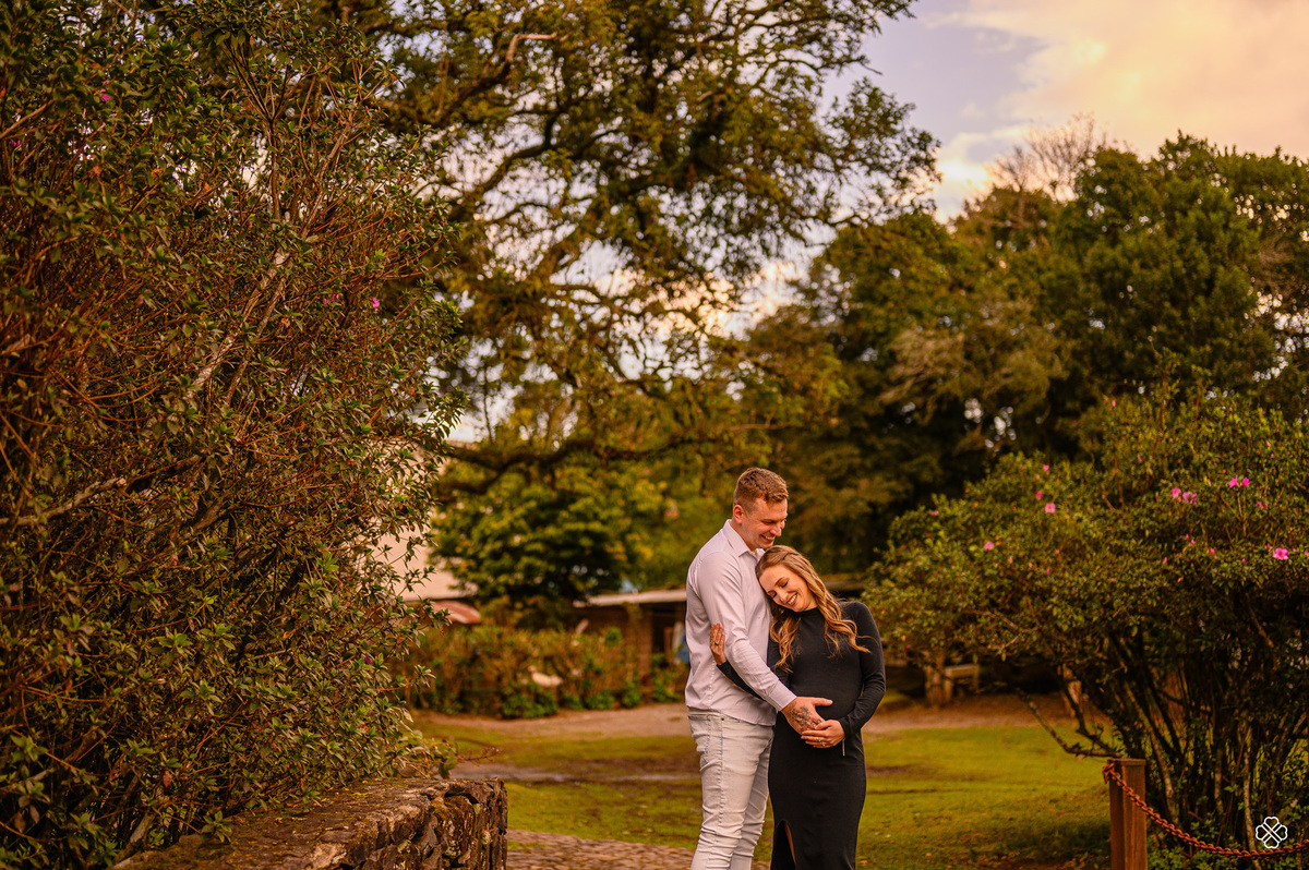 Ensaio de gestante na Serra Gaúcha