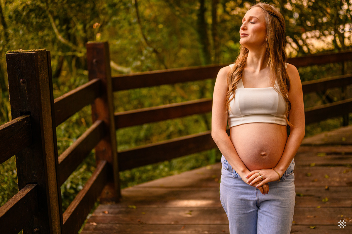 Ensaio de gestante na Serra Gaúcha