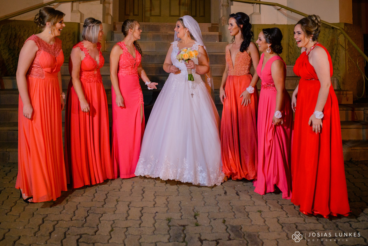 Fotógrafo de Casamento Gramado - Fotógrafo de Casamento Serra Gaucha - Retrato com Madrinhas