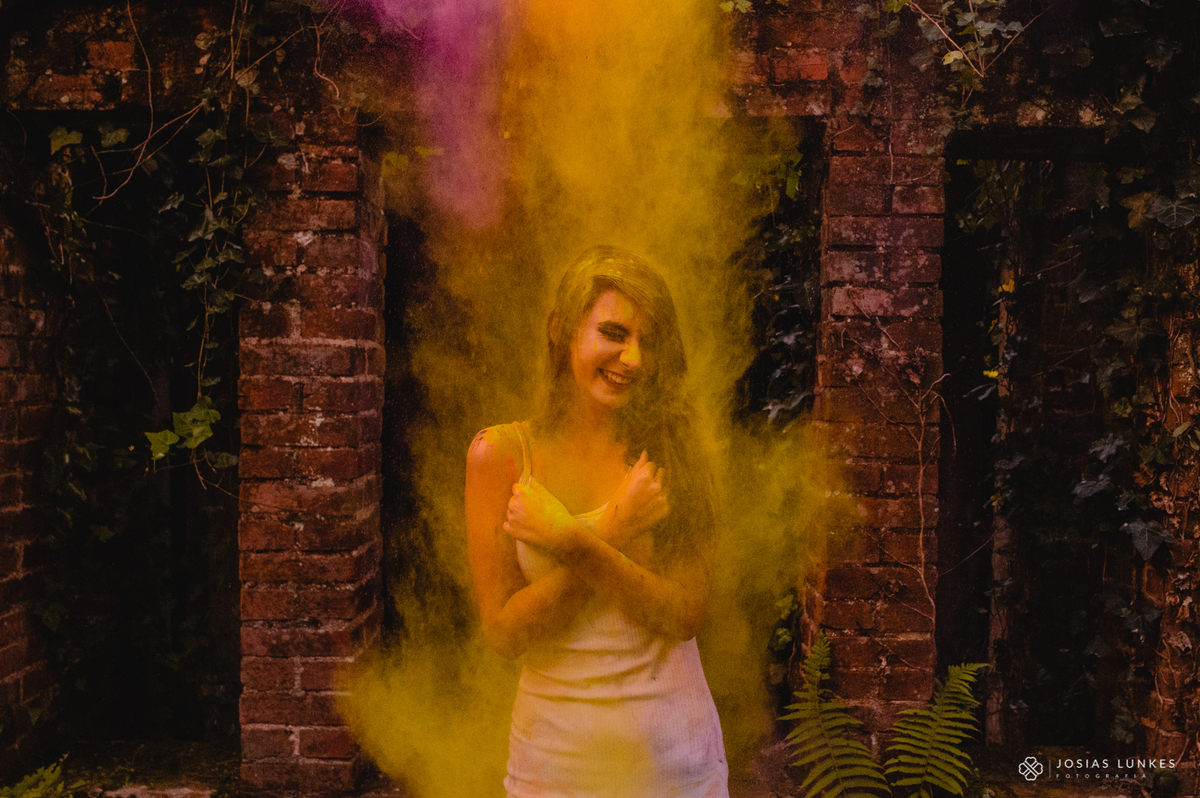 Ensaio de 15 anos nas ruinas do cassino em Canela