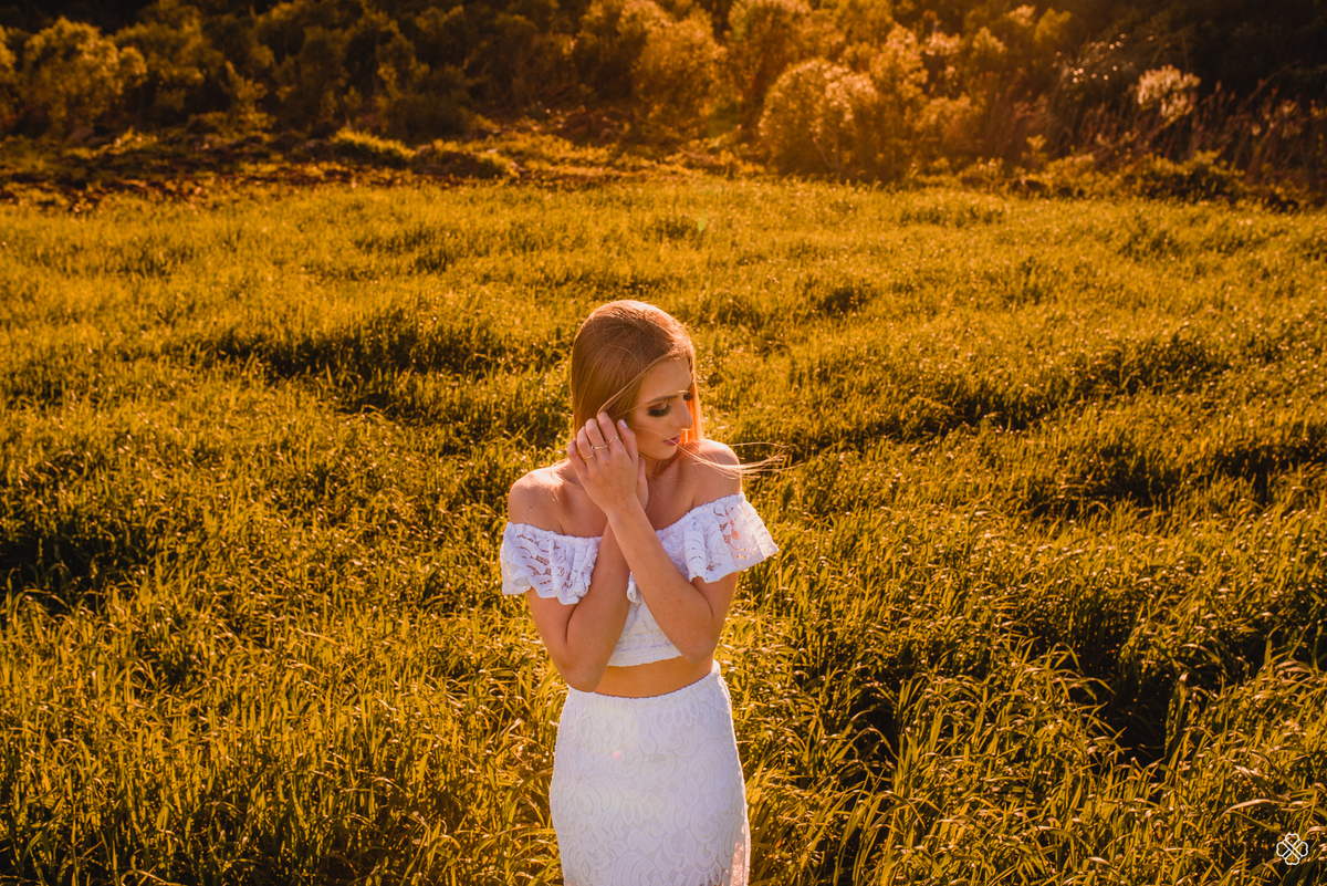 Ensaio de 15 anos no nascer do sol