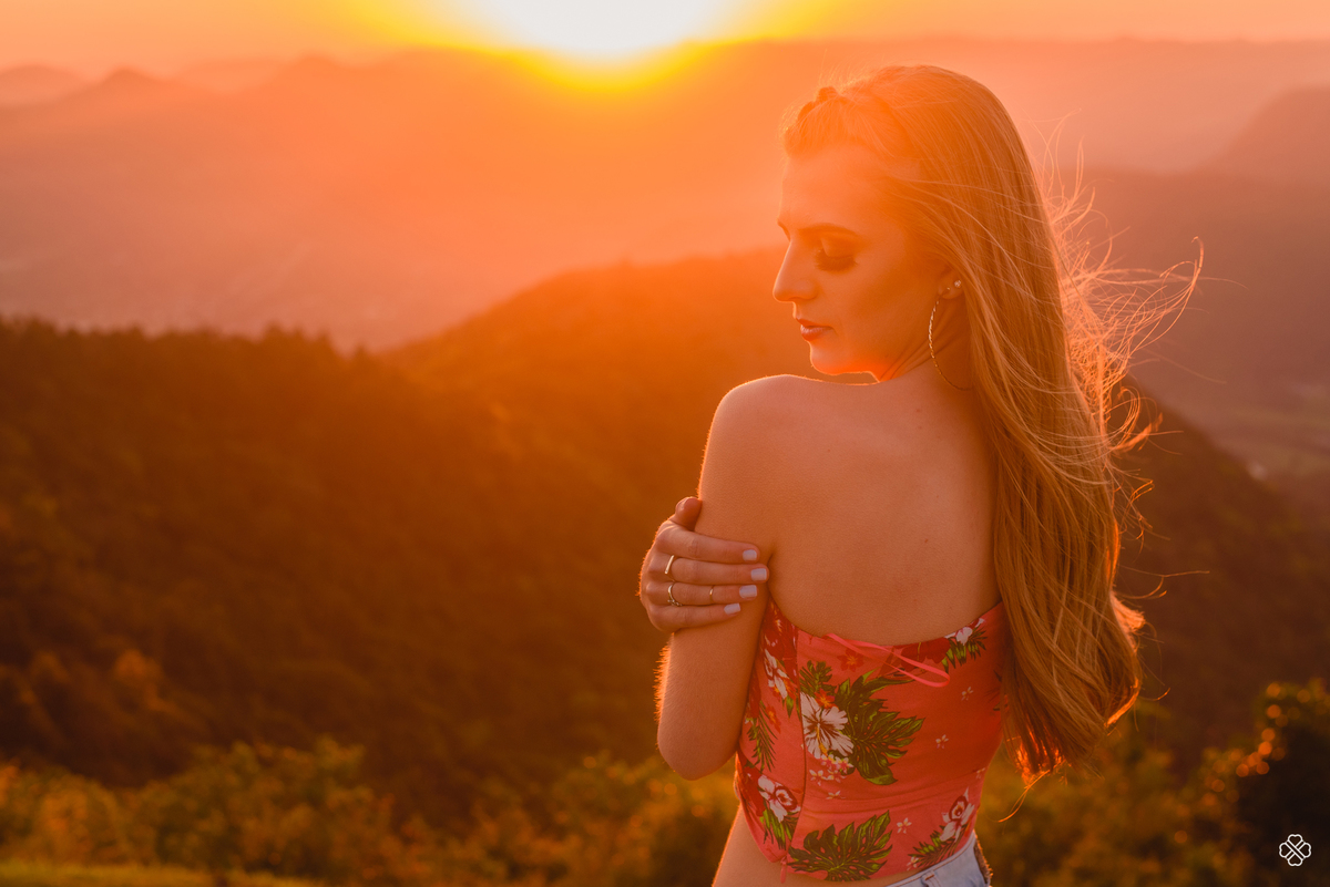 Ensaio de 15 anos no ninho das aguias em Nova Petrópolis