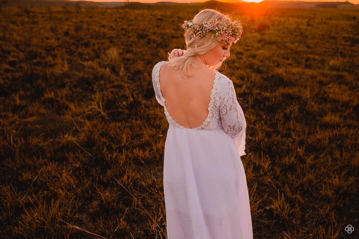 Pré casamento no por do sol