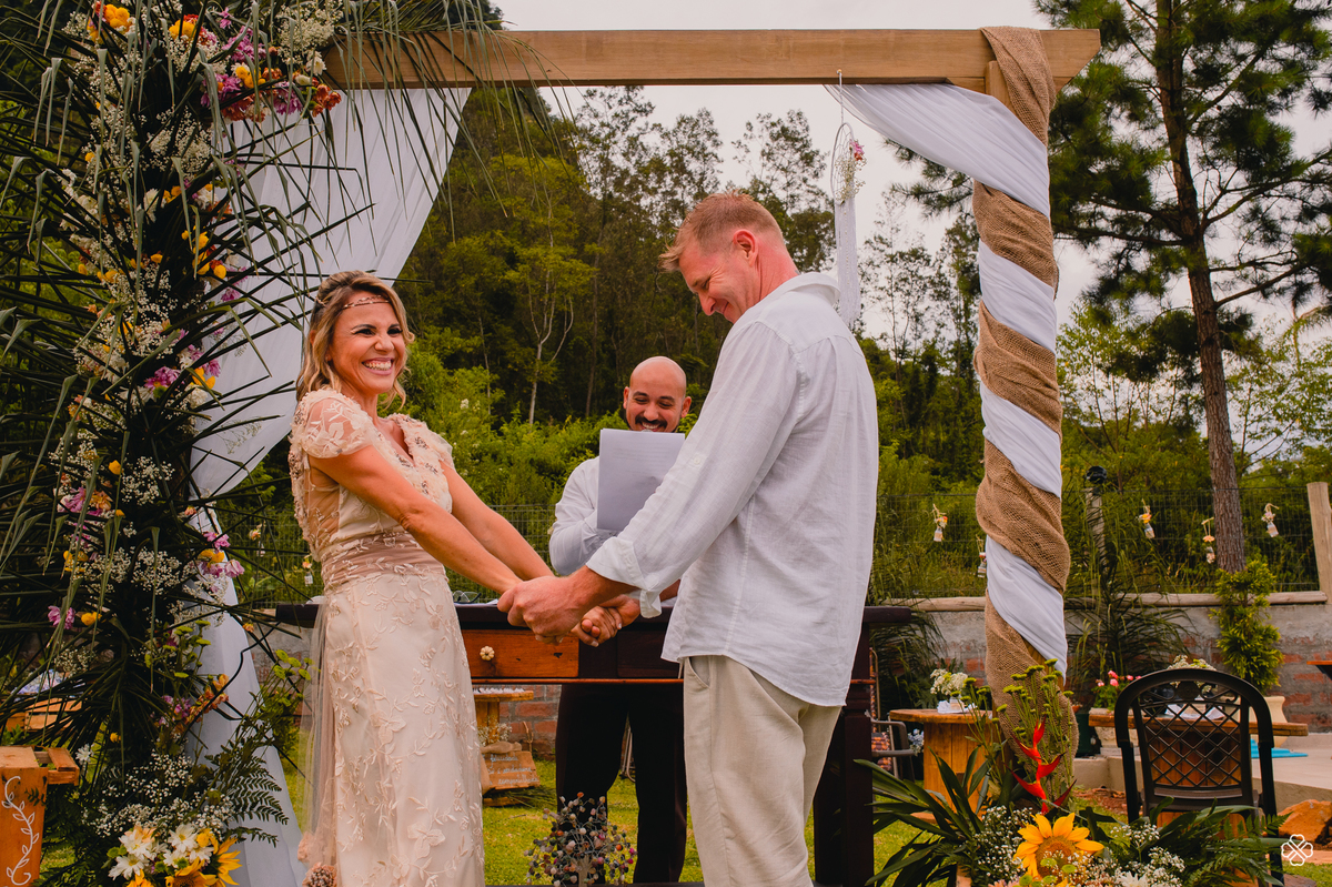 Casamento ao ar livre em Gramado