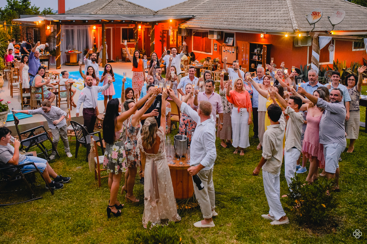 Casamento ao ar livre em Gramado