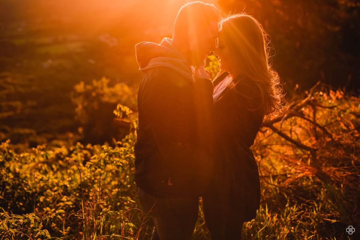 Ensaio de Casal no por do Sol