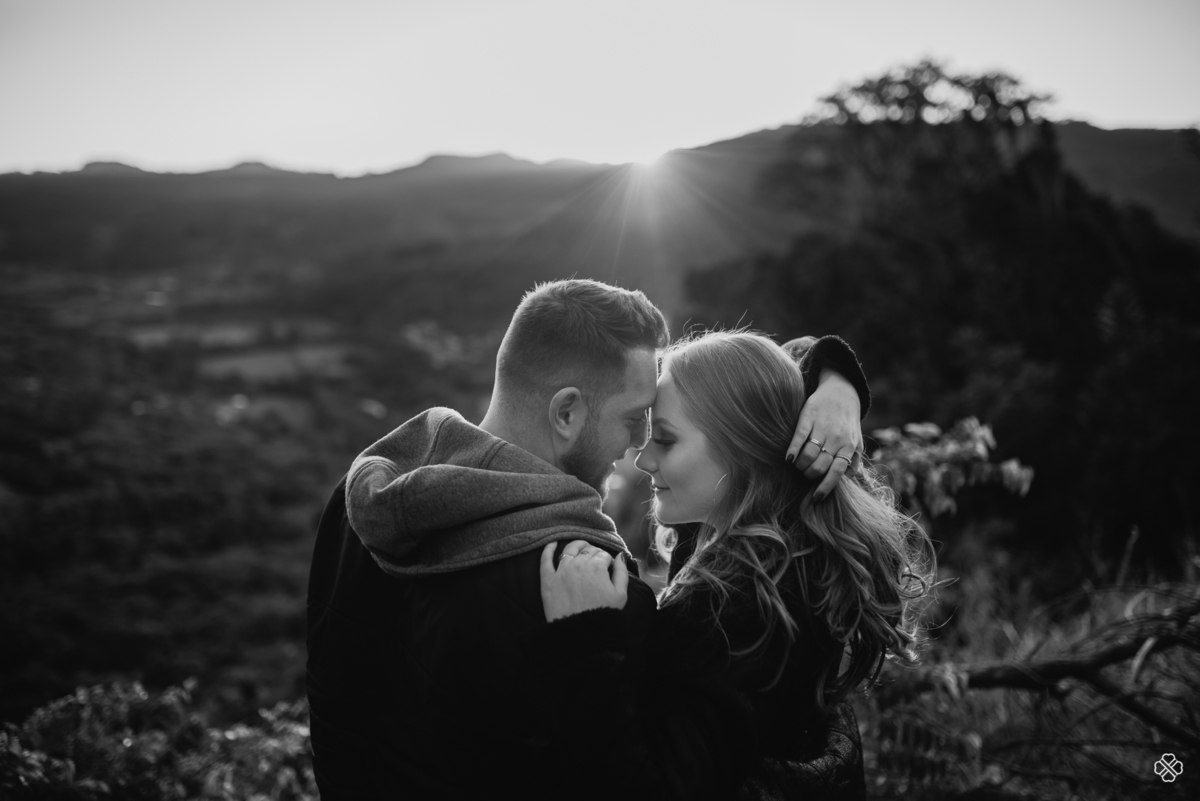 Ensaio de Casal no por do Sol