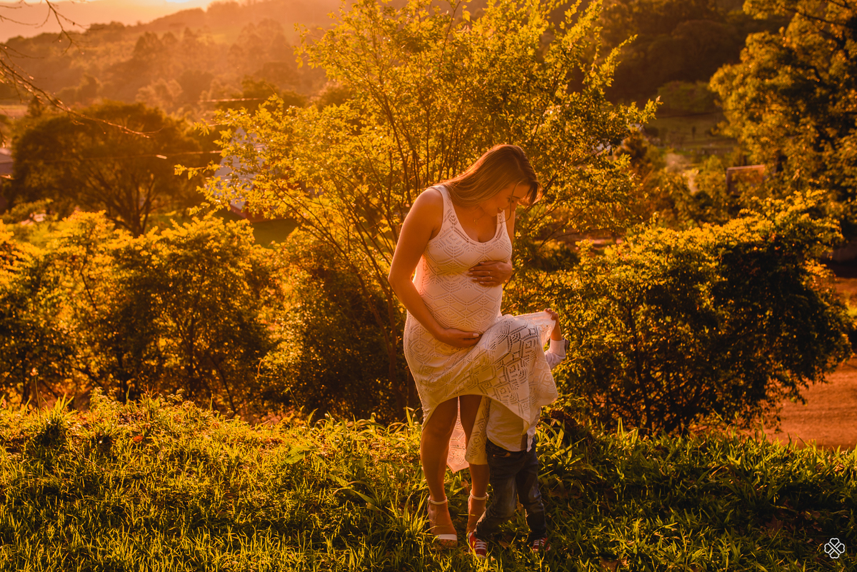 Ensaio de Gestante em Morro Reuter