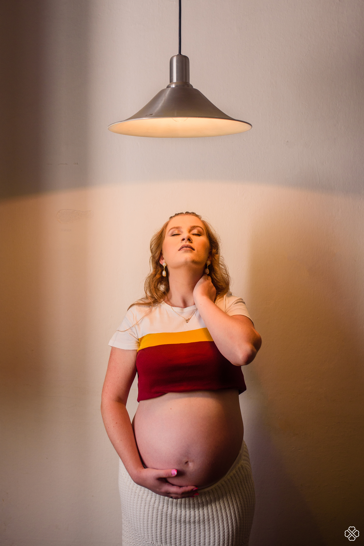 Ensaio de gestante nas casas de Enxaimel