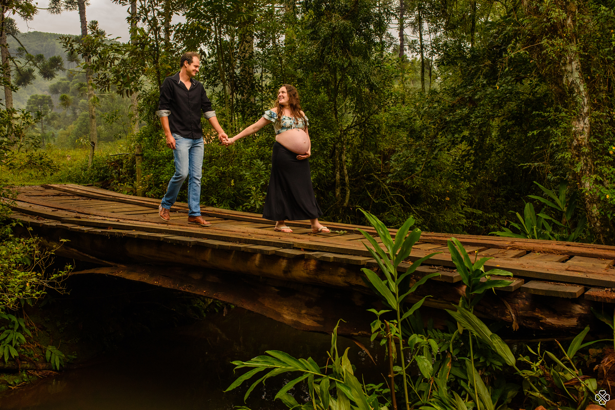 Ensaio de Gestante na Serra Gaúcha