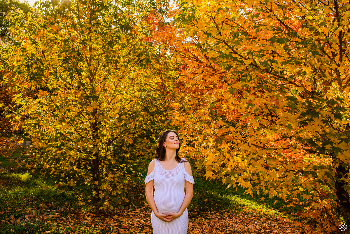 Ensaio de gestante na serra Gaúcha