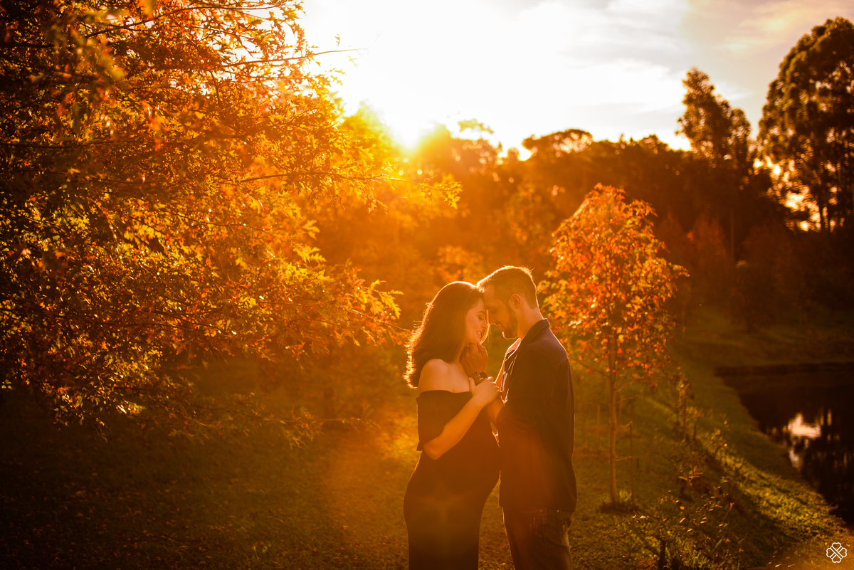 Ensaio de gestante na serra Gaúcha