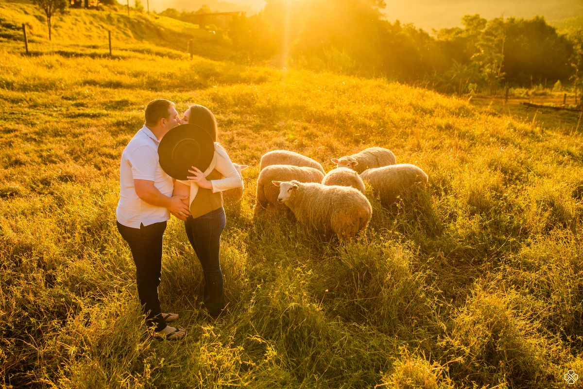 Ensaio de gestante na serra gaúcha
