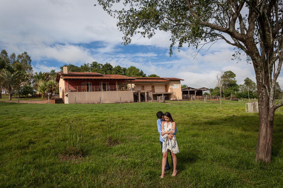casa de veraneio em suas fotos pré wedding