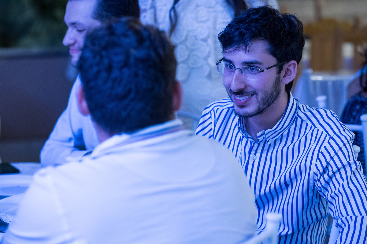 gabriel com seus convidados