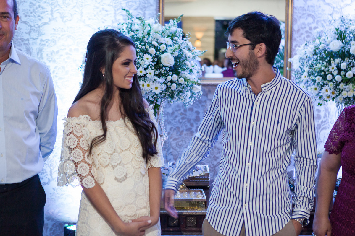 começou a solenidade protocolar do noivado