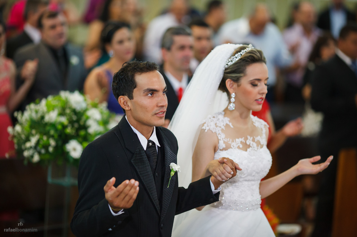 a oração do Pai nosso vos trazem o final da cerimonia.