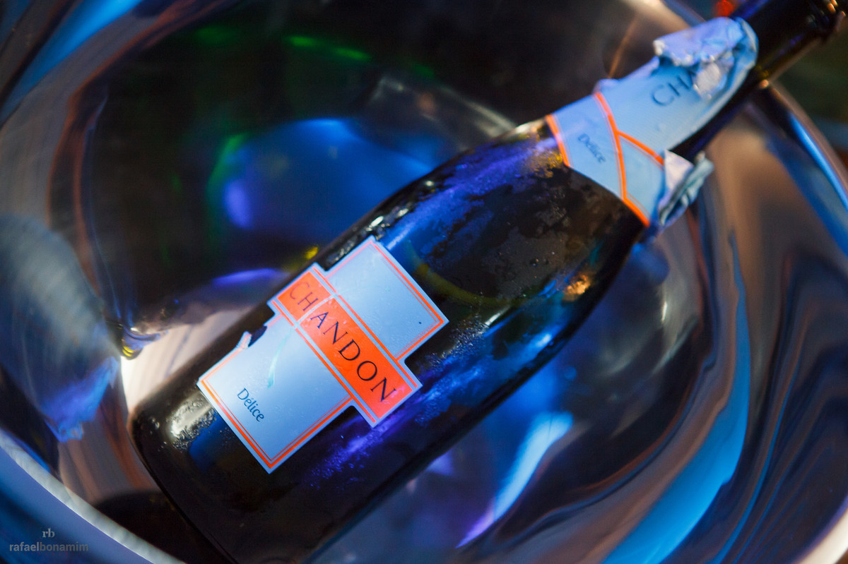 Chandon foi o espumante escolhido pelos noivos.