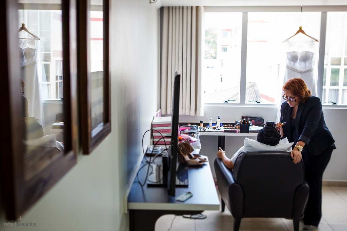 making of da noiva, realizado em um hotel, Hotel Palace Pinheiro, localizado em Rio Branco, capital do Acre.