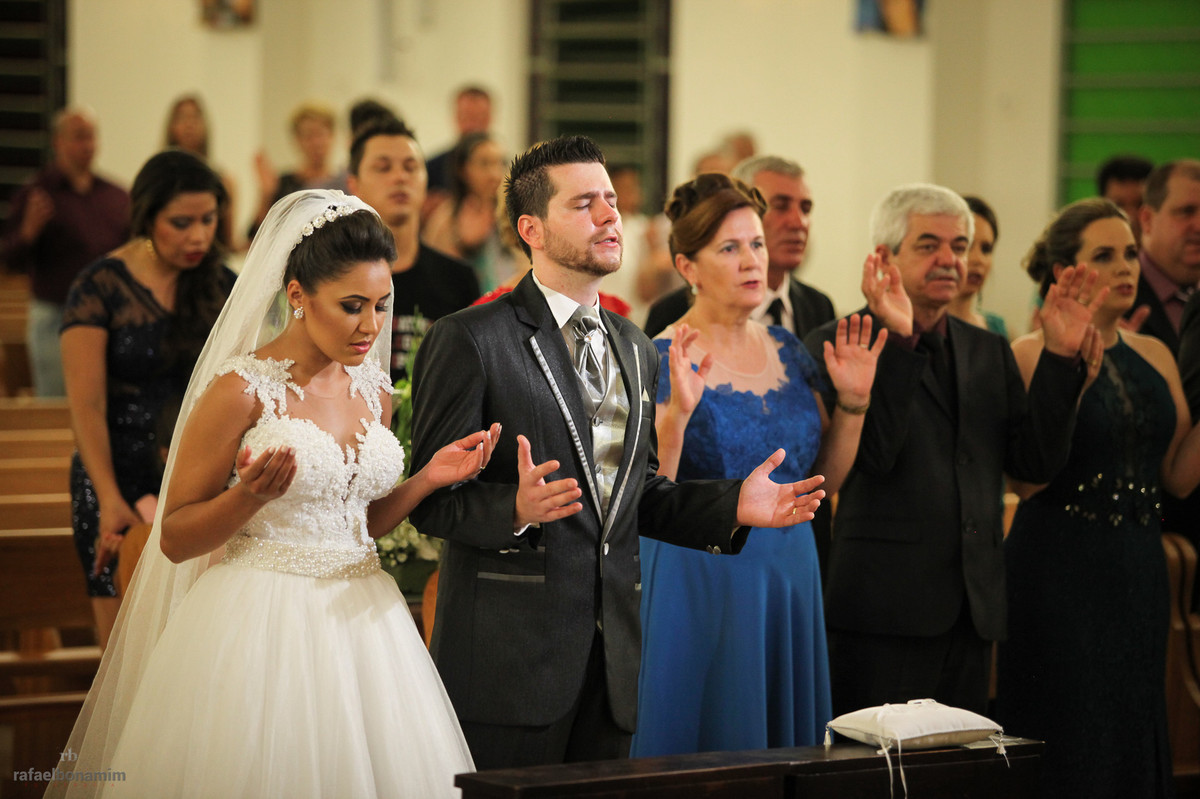 noivo e seus pais no pai nosso