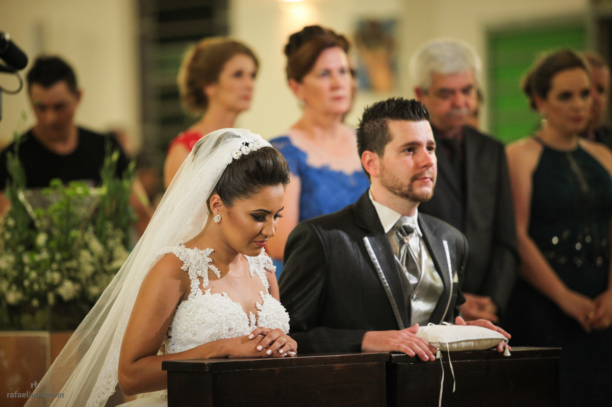 benção final no casamento