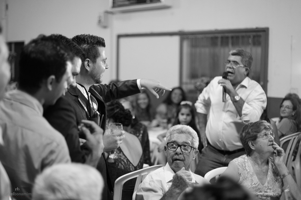 preto e branco em casamento