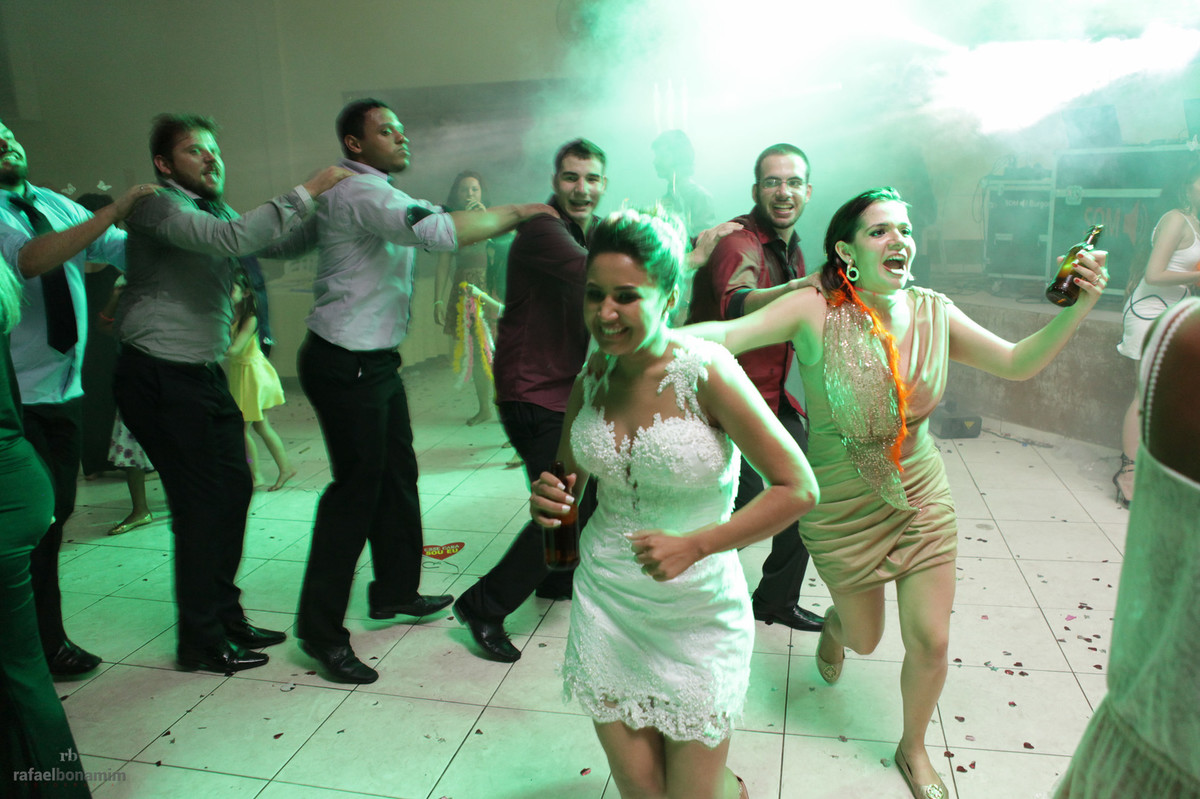 final de festa do casamento
