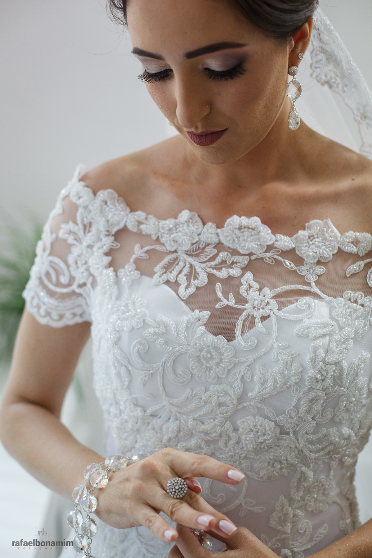 noiva pronta, linda posse