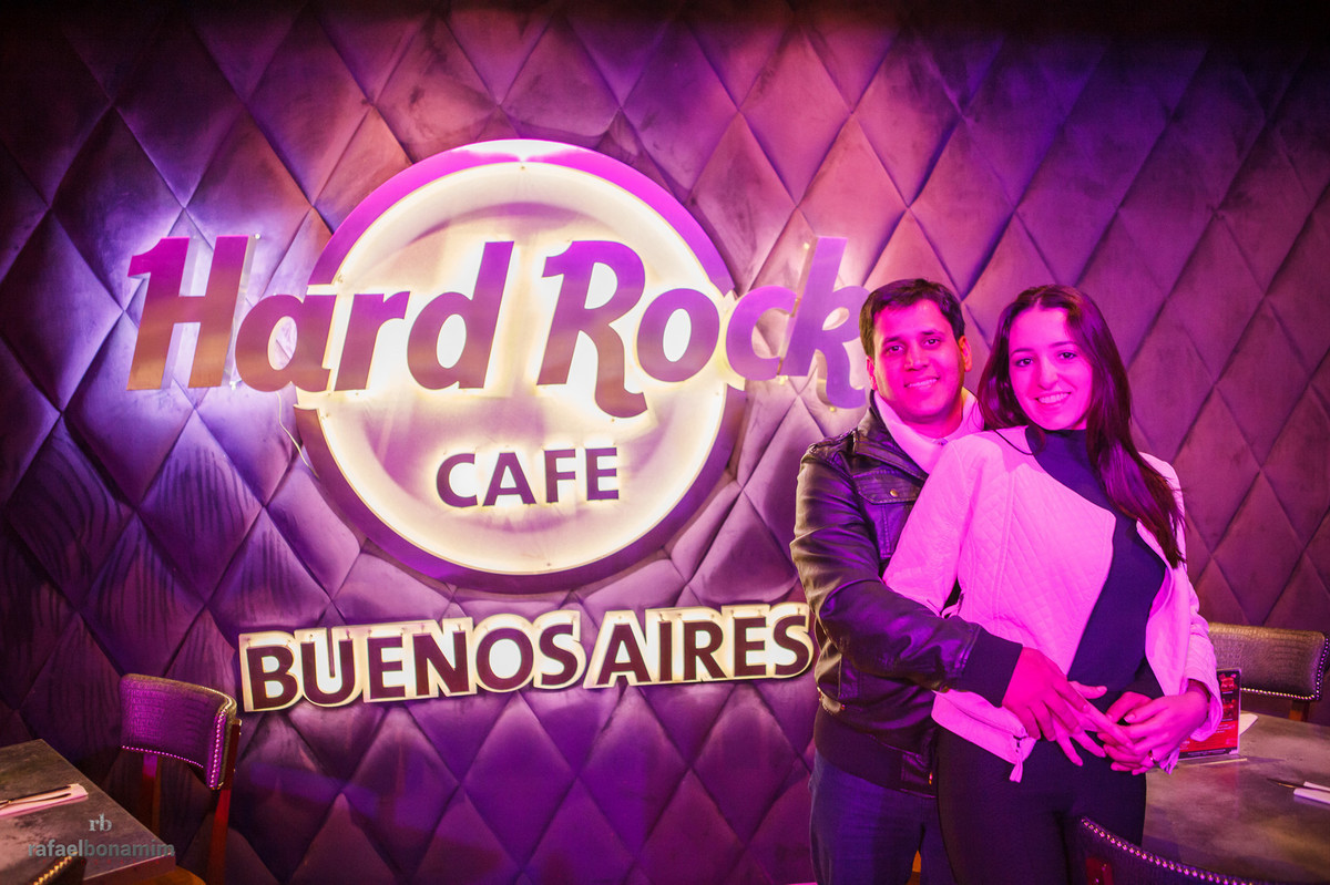 Hard Rock café Buenos Aires em lua de mel