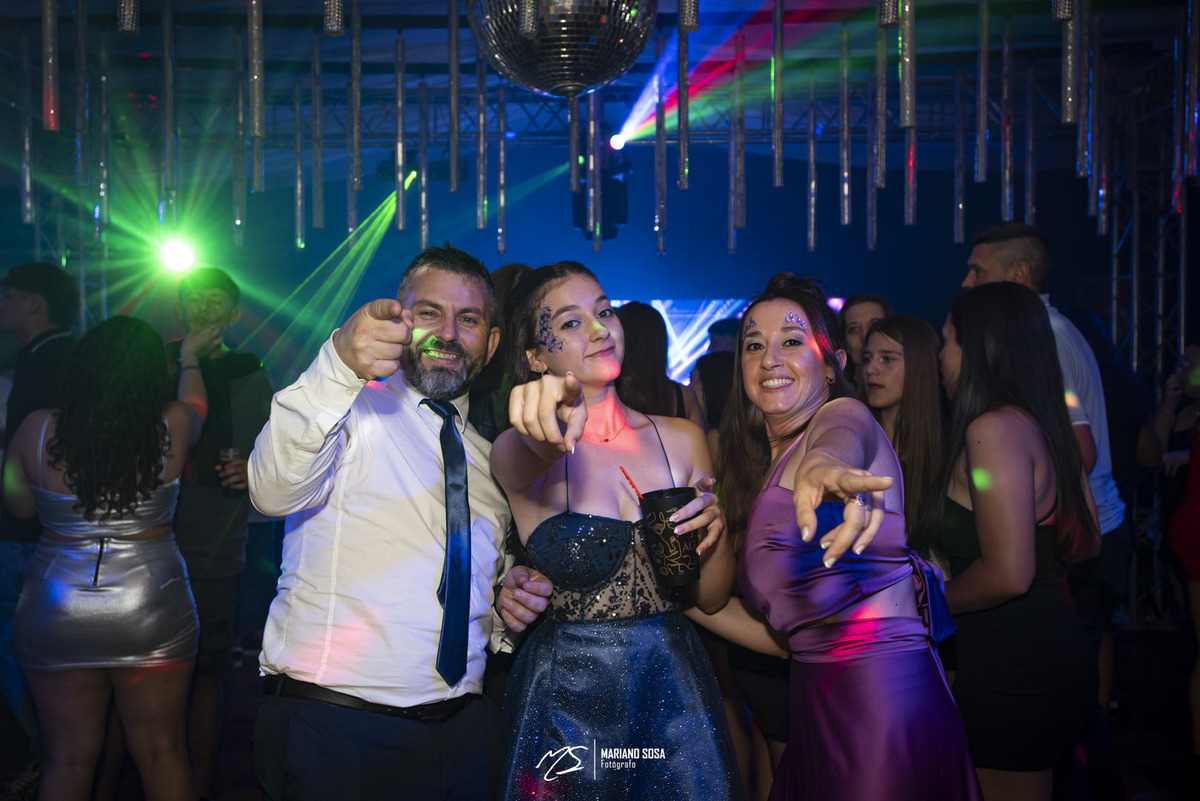 La familia de fiesta