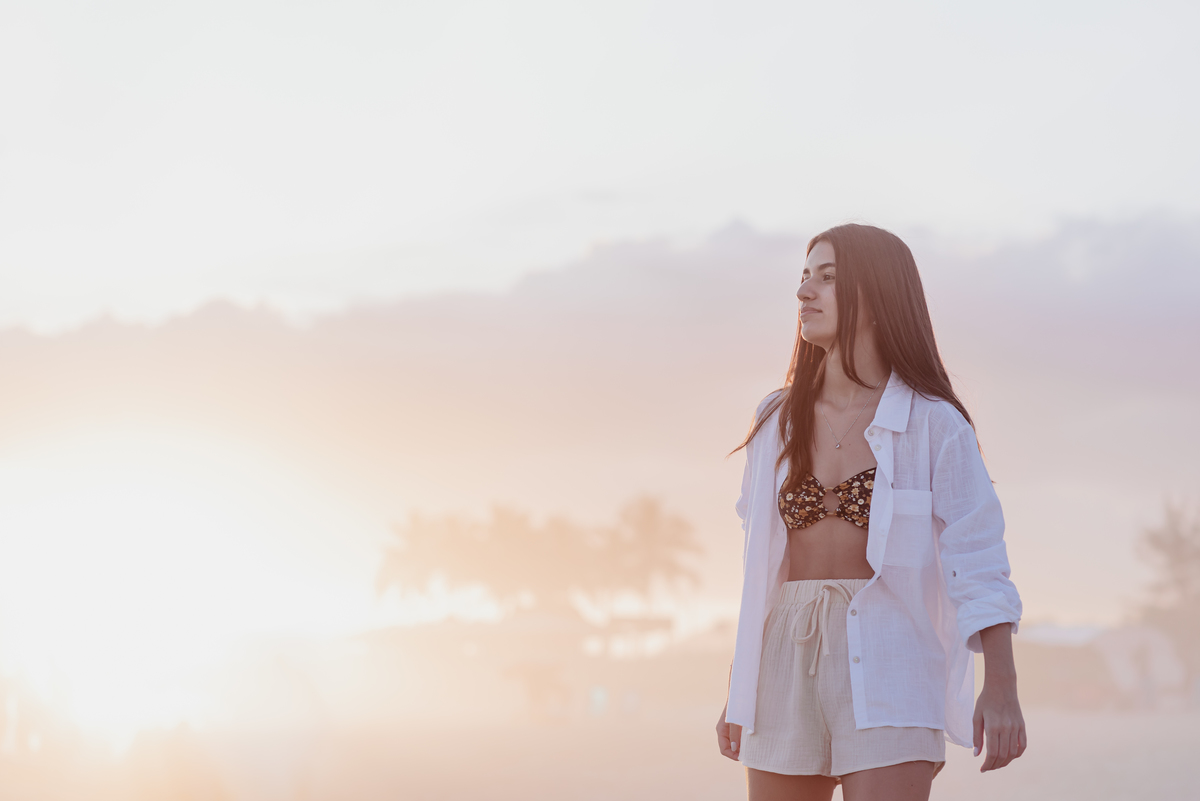 Ensaio 15 anos na praia Barra da Tijuca