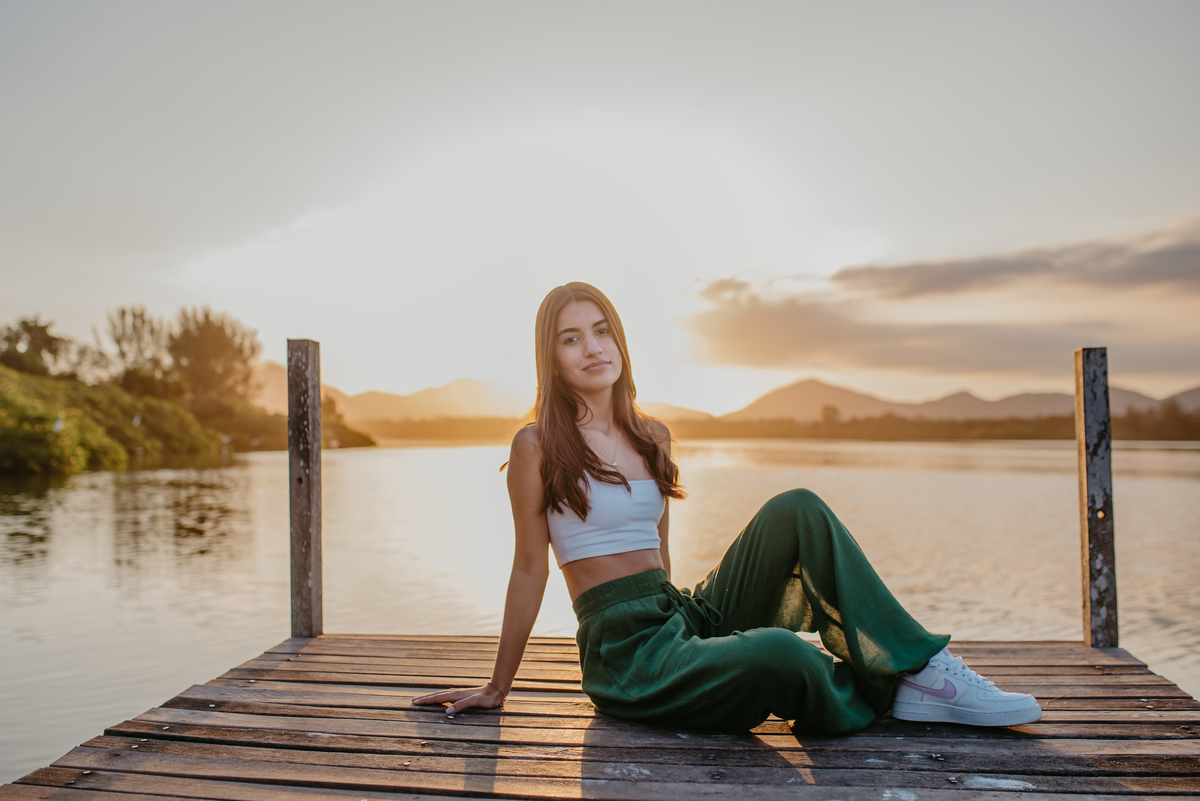 Ensaio 15 anos na praia Barra da Tijuca