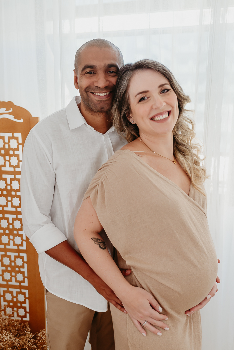 Ensaio gestante em estúdio Freguesia Rio de Janeiro