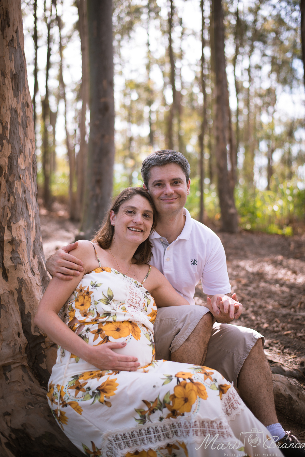 Fotografia de casal gestante em Parque da Cidade Niteroi RJ