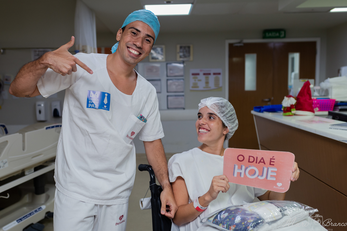 E para quebrar a tensão... foto! rs  - Maternidade Perinatal - Nascimento 
