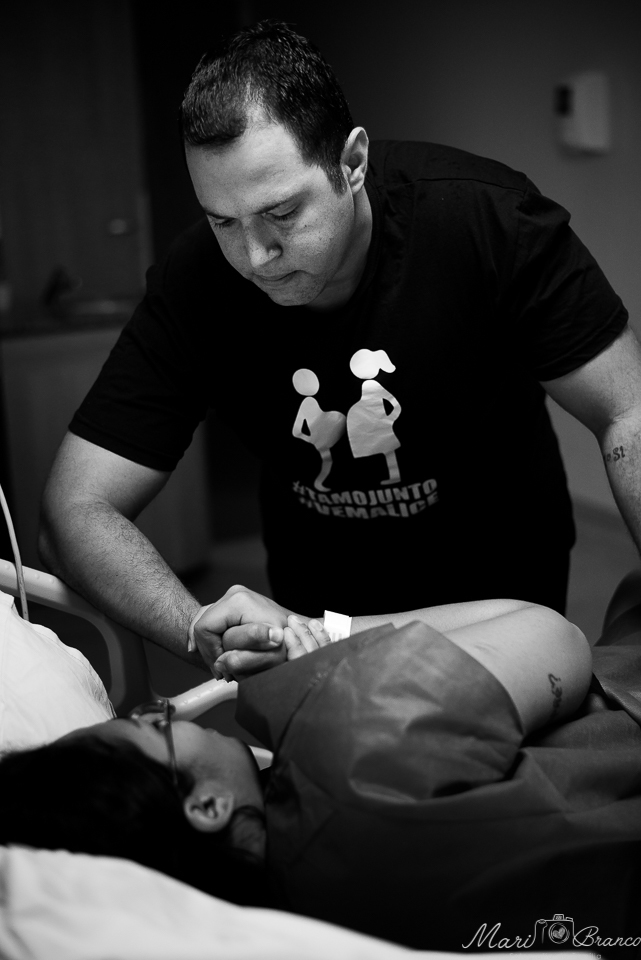 Fotografia de parto normal cesárea na maternidade hospital Paster e Perinatal