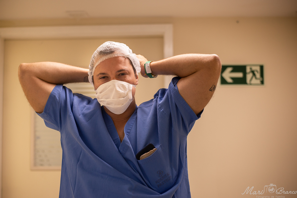 Fotografia de parto normal cesárea na maternidade hospital Paster e Perinatal