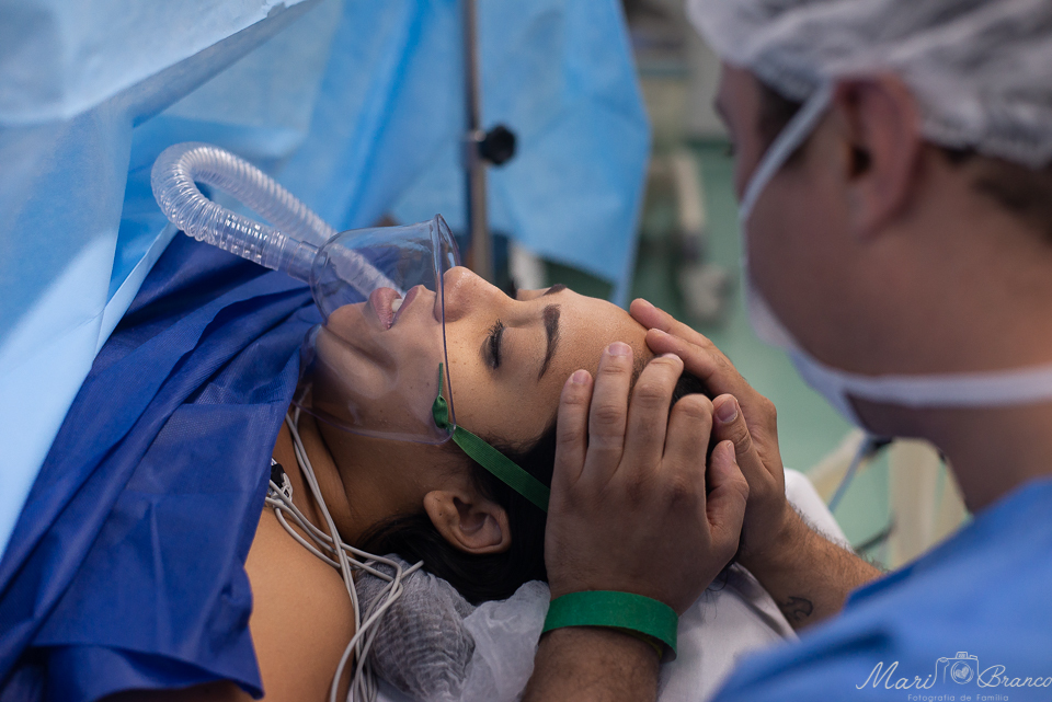 Fotografia de parto normal cesárea na maternidade hospital Paster e Perinatal