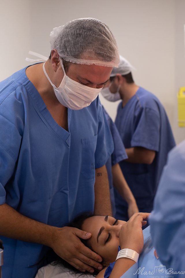 Fotografia de parto normal cesárea na maternidade hospital Paster e Perinatal